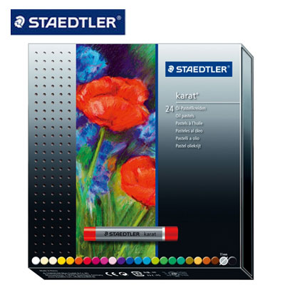 施德樓 MS2420C24 金鑽專家級油性粉彩條24色組 / 盒