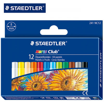 施德樓 MS241NC12 快樂學園安全粉蠟筆12色組 / 盒