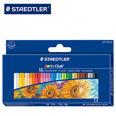 施德樓 MS241NC16 快樂學園安全粉蠟筆16色組 / 盒