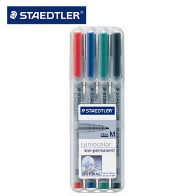 施德樓 MS315WP4 水性投影筆 M (1.0MM) 4支入 / 盒