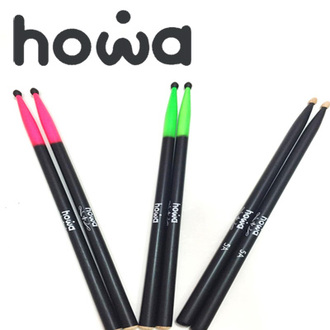 howa 豪華樂器 彩色鼓棒-2支入 / 組(顏色隨機出貨)