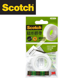 3M 810R-1/2 Scotch® 隱形膠帶補充包(12mmx11.4m) / 個