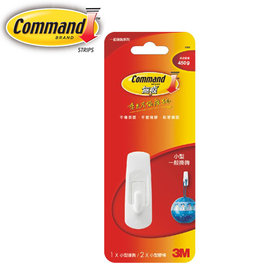 3M 小型無痕掛鉤 (單入) 27202 / 卡