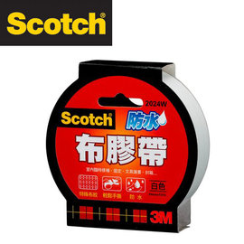 3M 2024W Scotch強力防水布膠帶24 mm x 15y(白色) / 個