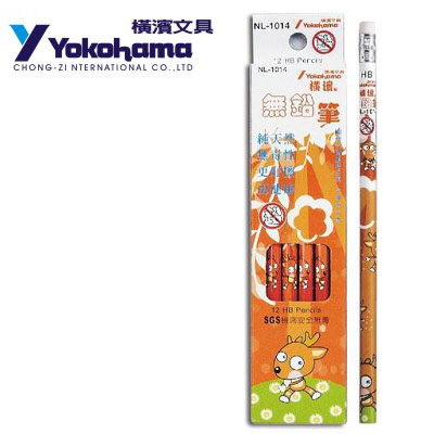 YOKOHAMA 日本橫濱 關懷台灣動物系列無鉛筆NL-1014台灣梅花鹿 12盒裝