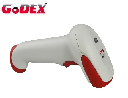 GoDEX  GS-220 手握式雷射掃描器(紅白)