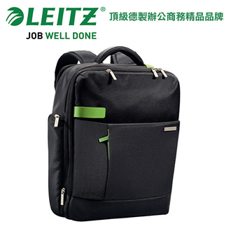 德國LEITZ 智慧商旅系列 6017 15.6吋電腦背包-黑 / 個