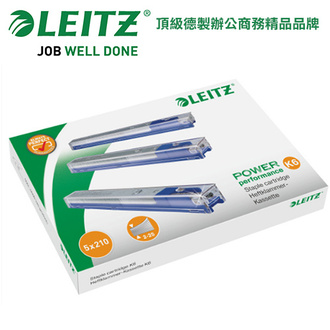 德國LEITZ 5551 重型四用多功能釘書機專用訂書針卡匣(5卡 / 盒)-5591 / 盒