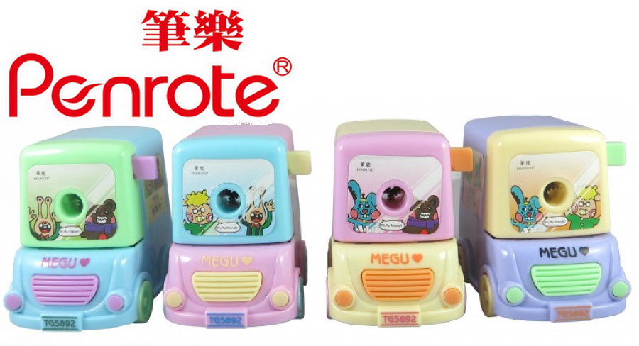 {振昌文具}【筆樂PENROTE】(請先來電詢問存貨)小汽車削鉛筆機 台 TG5892 (顏色隨機出貨)