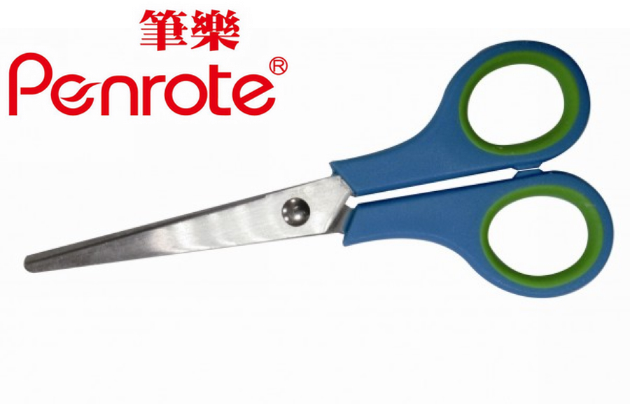 {振昌文具}【筆樂PENROTE】(請先來電詢問存貨)不鏽鋼剪刀 12支/盒 KA7402