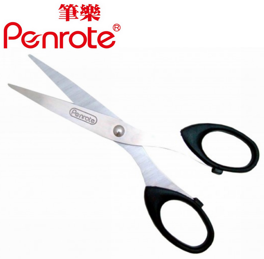 {振昌文具}【筆樂PENROTE】7718事務剪刀 12支/盒 KA7718
