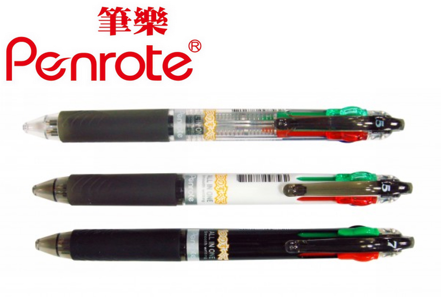 {振昌文具}【筆樂PENROTE】(請先來電詢問存貨)長桿四色筆0.5mm 36支/盒 PA8562