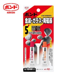 日本KONISHI 小西QUICK 5接著修補用環氧樹脂AB膠 6g / 支