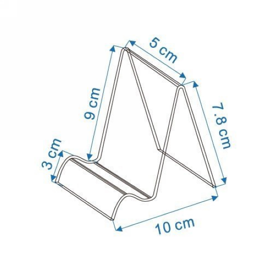 {振昌文具}【徠福LIFE】波浪展示架 5*10*7.8cm 厚2mm NO.1249 / 個