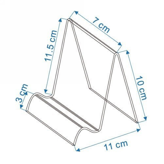 {振昌文具}【徠福LIFE】 波浪展示架  7*11*10cm 厚3mm NO.1250 / 個