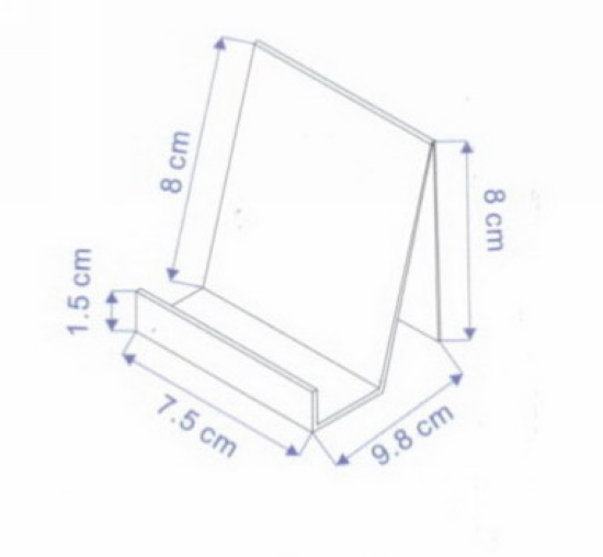 {振昌文具}【徠福LIFE】手機專用展示架( 7.5*9.8*8 cm 厚3mm )NO.3200 / 個