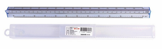 {振昌文具}【徠福LIFE】鋁合金比例尺 No.6084 / 支