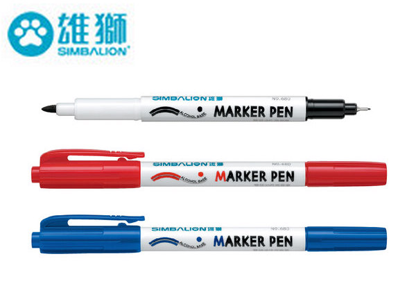 雄獅雙頭油性奇異筆 NO.680 / 支