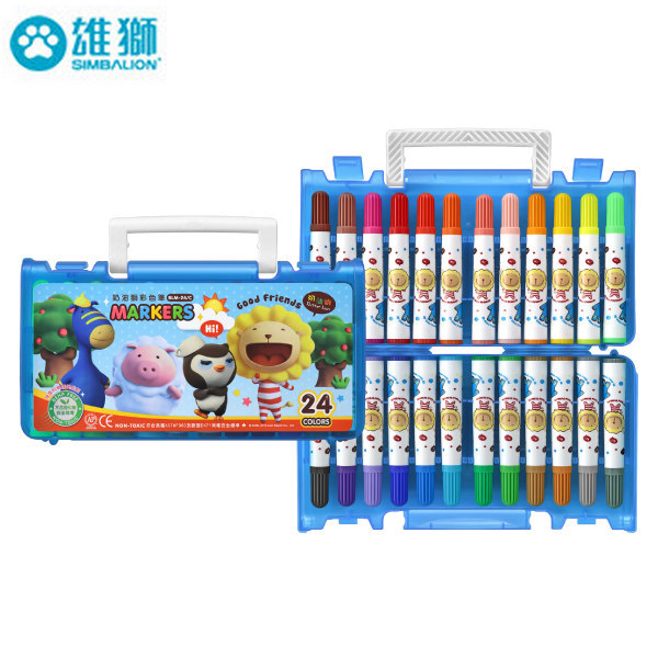 奶油獅彩色筆24色 BLM-24 盒