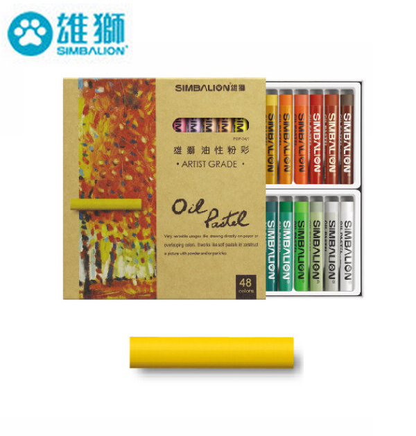 缺貨  雄獅專家用油性粉彩48色 POP-48/1