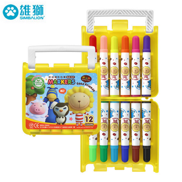 奶油獅彩色筆12色 BLM-12 盒