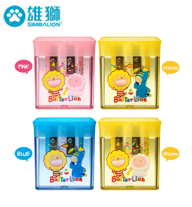 奶油獅雙孔筆削 NS-109 個