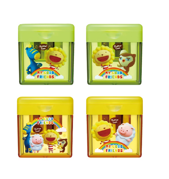 奶油獅PS-108 雙孔筆削顏色隨機出貨 /個