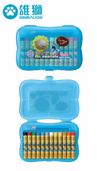 奶油獅12色小支粉臘筆 BLOP-12