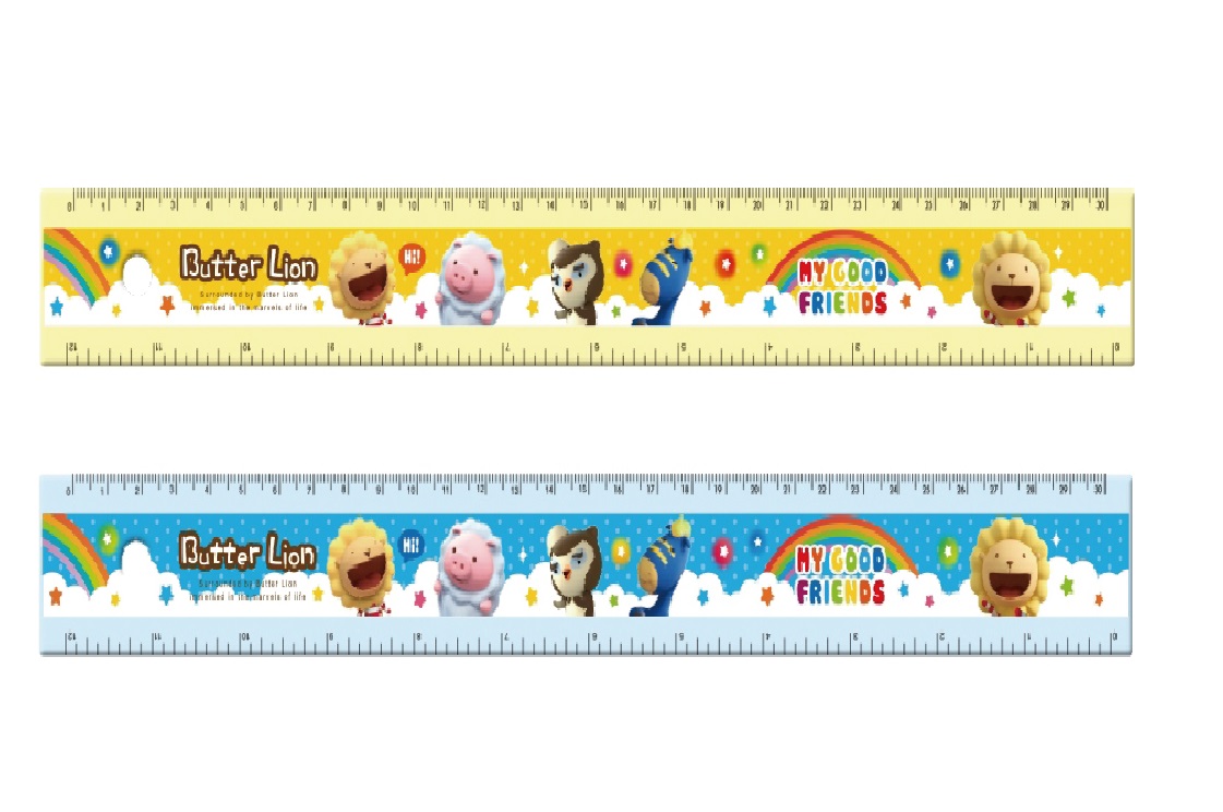 奶油獅 RH010 好朋友 30CM 直尺(款式隨機出貨) /支