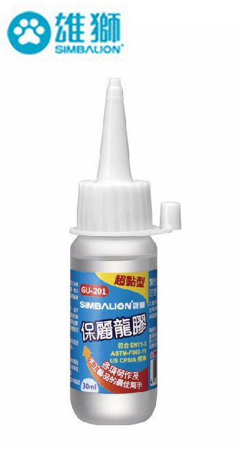 雄獅 GU-201 保麗龍膠 30ml  /瓶