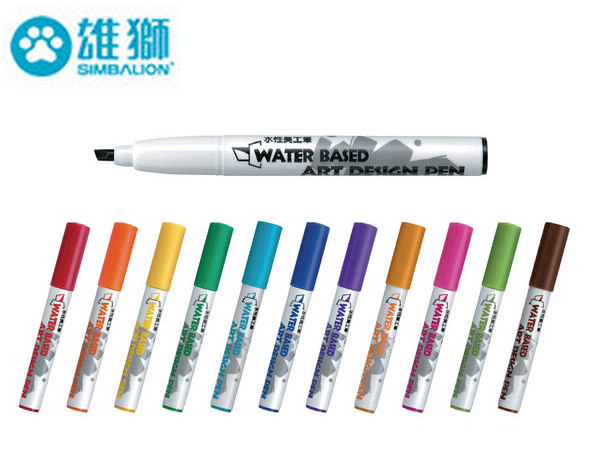 (缺貨中)雄獅水性美工筆 NO.900  / 12支