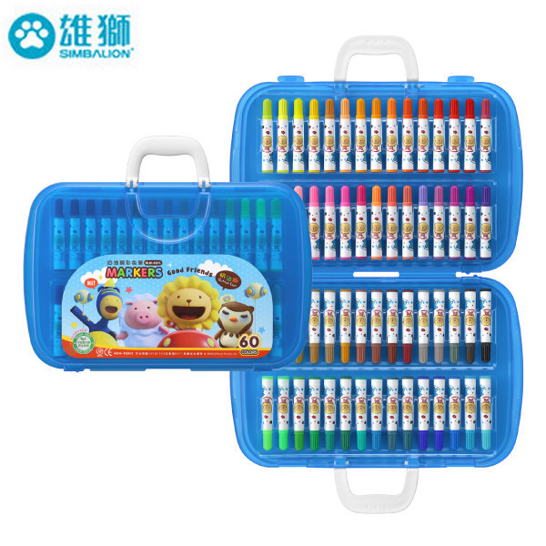 奶油獅彩色筆60色 BLM-60 盒