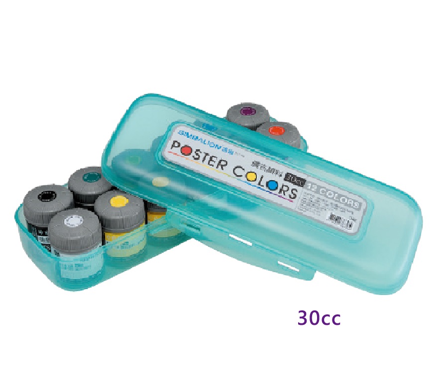 雄獅OSAMA 30 王樣廣告顏料 30cc 12色