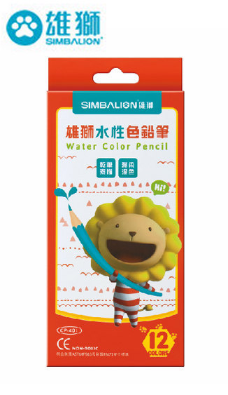 雄獅水性色鉛筆12色 CP-401