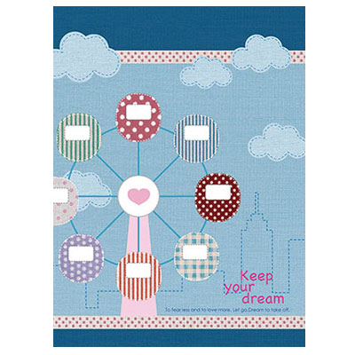 美加美 AF1045 16K平裝筆記-摩天輪 10本/包