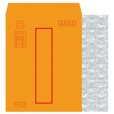 美加美 N1416 CD氣泡紅框中式信封 10入/ 包
