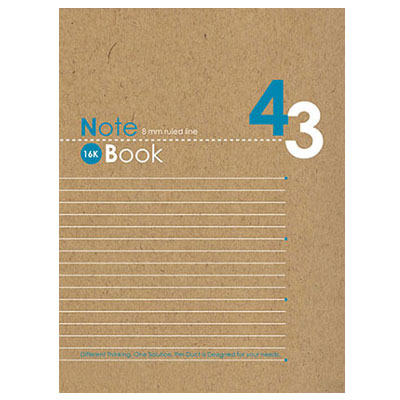 美加美 AO1007 16K平裝筆記-藍 10本/包