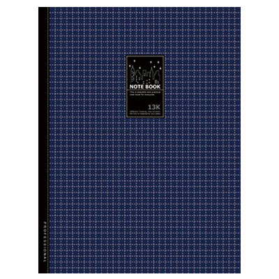 美加美 AO3062 13K透明藍膠皮筆記 6本 / 包