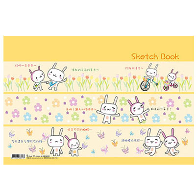 美加美 AR5505 麻糬兔8K圖畫本-蝴蝶 3本/包