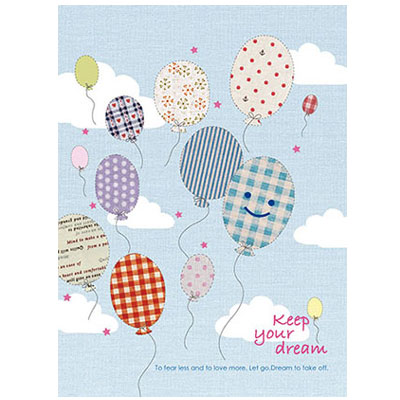 美加美 AF1063 16K平裝筆記-氣球 10本/包