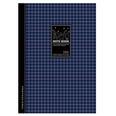 美加美 AO3065 36K透明藍膠皮筆記 6本 / 包