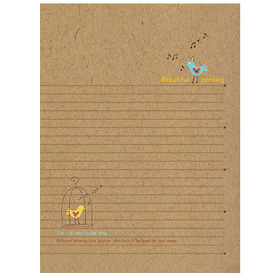 美加美 AO1005 16K平裝筆記-小鳥 10本/包