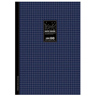 美加美 AO3067 18K透明藍膠皮筆記-空白 6本 / 包