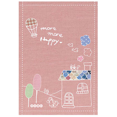 美加美 AF1611 25K加厚空白筆記-熱氣球 5本/包