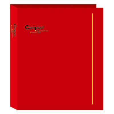 美加美 AO2074 COMPACT A4 4孔夾-紅 /個