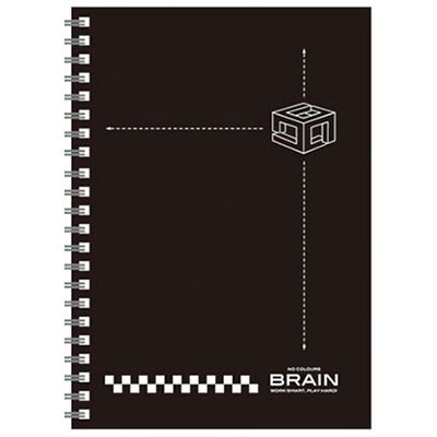 美加美 AW3037 50K膠圈筆記-黑 3本 / 包