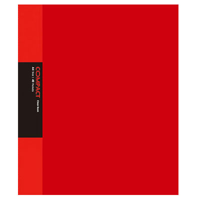 美加美 AO2056 COMPACT 40入資料簿-紅 /個