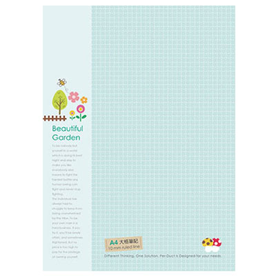 美加美 AD1618 美好早晨A4大格-綠 6本/包