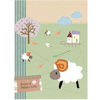 美加美 AF1060 16K平裝筆記-綿羊 10本/包