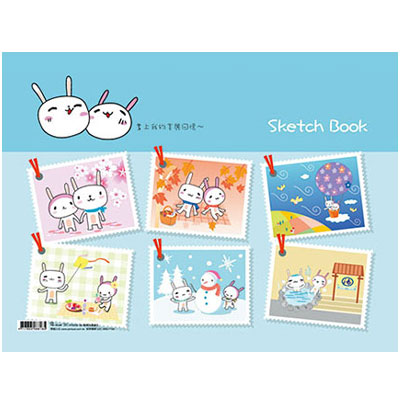 美加美 AR5508 麻糬兔13K圖畫本-四季 5本/包